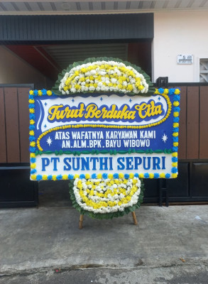 Papan Bunga Duka di Manunggang Jae